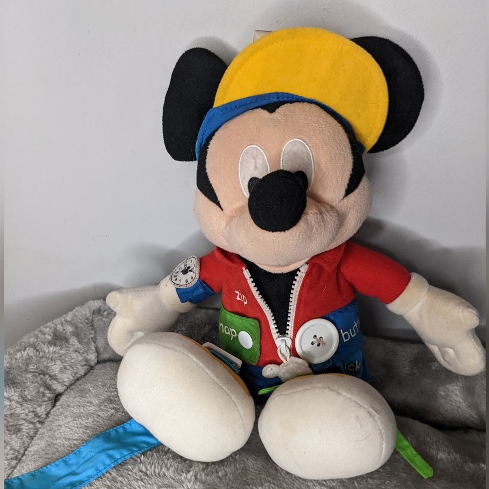 Mickey mouse learn to dress plush